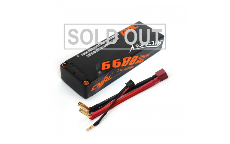 CNHL Racing Series 6600MAH 7.4V 2S 120C Lipo Battery Hard Case
